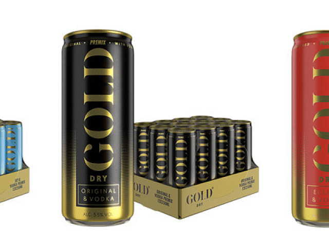 Gold Dry blikjes
