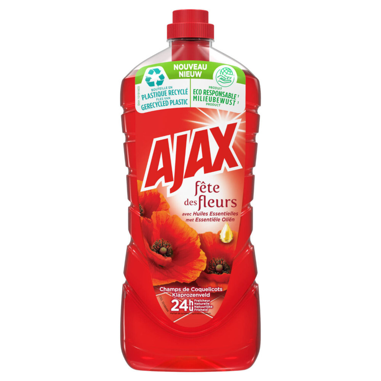 Allesreiniger rode bloemen Ajax fles 1250ml
