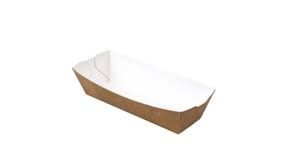 Bakje A5 karton bruin/wit Conpax 100 stuks