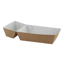 Bakje A22 karton bruin/wit Conpax 100 stuks