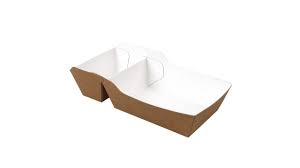 Bakje A23 karton bruin/wit Conpax 100 stuks
