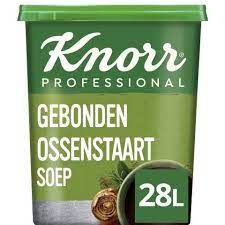 Gebonden ossestaartsoep Knorr 1,26 kilo 28 liter