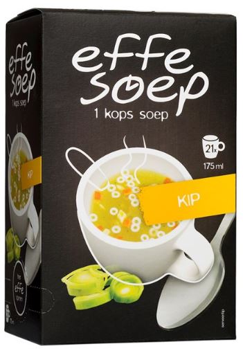 Kip Effe Soep 21 sachets x 175 ml