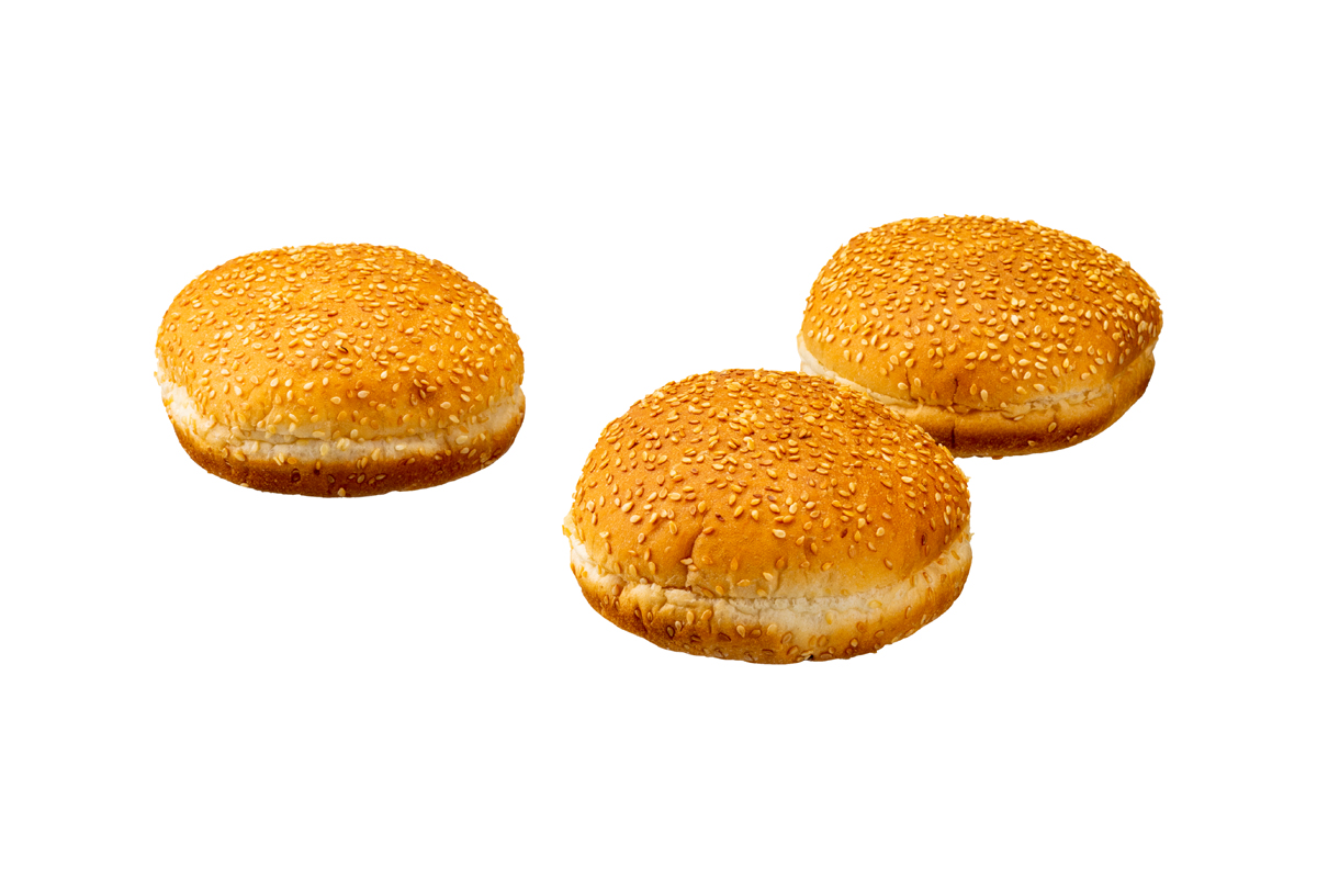 Hamburgerbun sesam Liena 12cm 30 stuks x 80 gram
