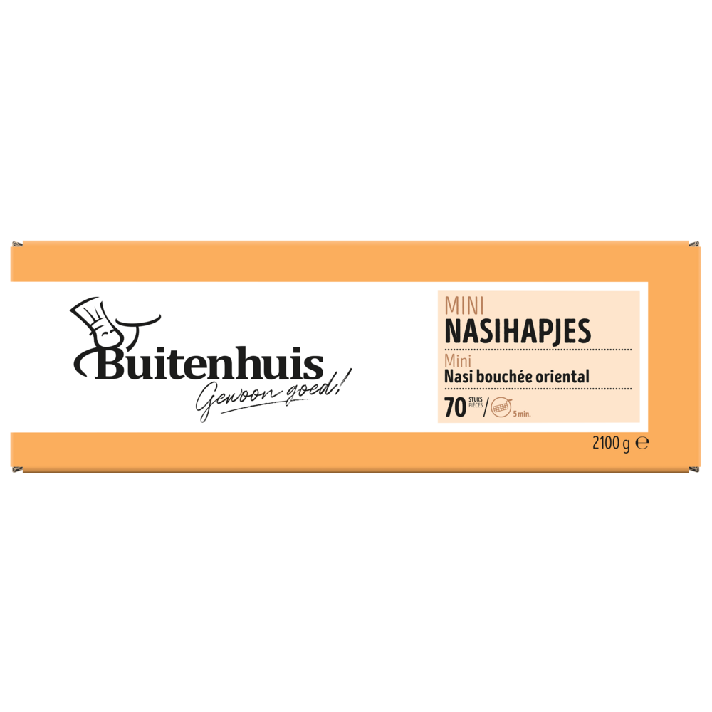 Mini nasihapjes Buitenhuis 70 stuks x 30 gram
